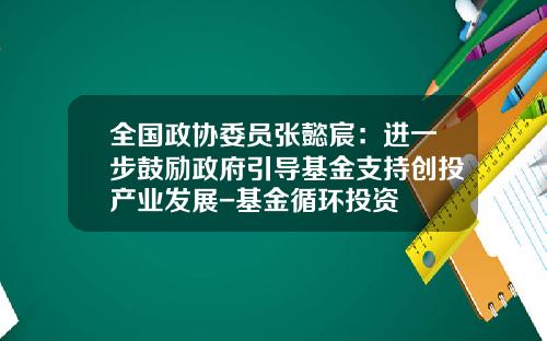 全国政协委员张懿宸：进一步鼓励政府引导基金支持创投产业发展-基金循环投资