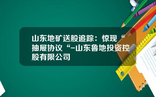 山东地矿送股追踪：惊现“抽屉协议“-山东鲁地投资控股有限公司