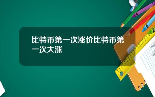 比特币第一次涨价比特币第一次大涨