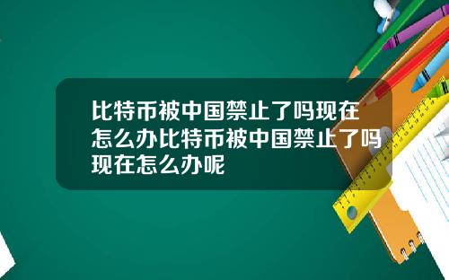 比特币被中国禁止了吗现在怎么办比特币被中国禁止了吗现在怎么办呢