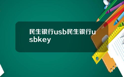 民生银行usb民生银行usbkey