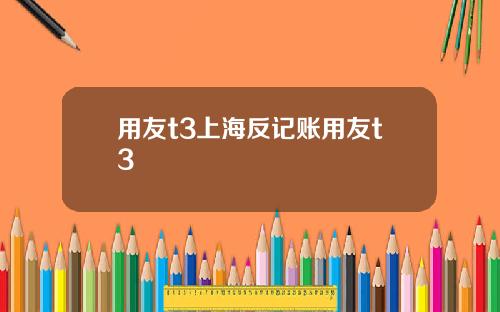 用友t3上海反记账用友t3