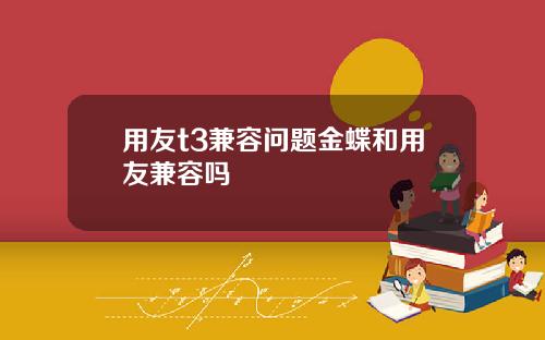 用友t3兼容问题金蝶和用友兼容吗