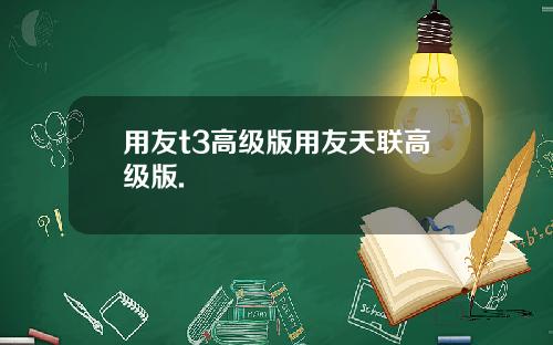 用友t3高级版用友天联高级版.