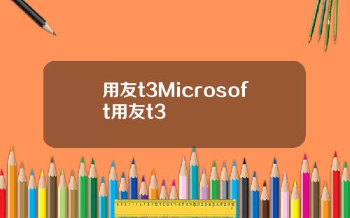 用友t3Microsoft用友t3