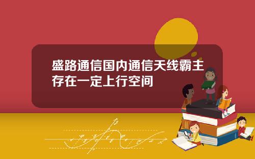 盛路通信国内通信天线霸主存在一定上行空间