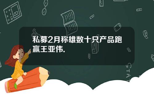 私募2月称雄数十只产品跑赢王亚伟.