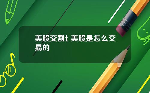 美股交割t 美股是怎么交易的