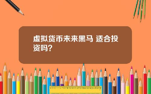 虚拟货币未来黑马 适合投资吗？